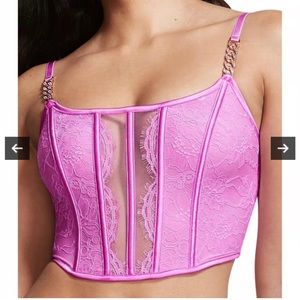 Victorias Secret NWT Purple Corset Top